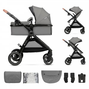 Poussette duo esme moonlight grey Kinderkraft