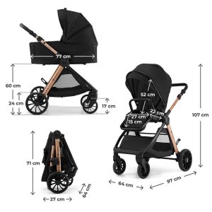 Poussette trio 3 en 1 vesto 2 Kinderkraft