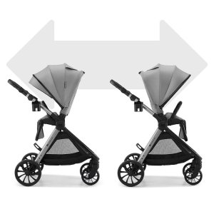 Poussette trio 3 en 1 vesto 2 gris Kinderkraft
