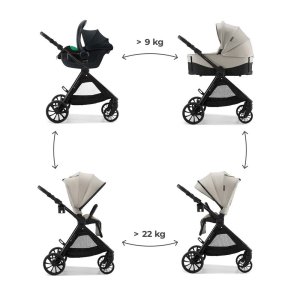 Poussette trio 3 en 1 vesto 2 Kinderkraft