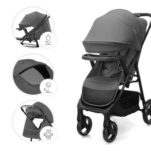 Poussette trig 3 avec tablette granite grey Kinderkraft