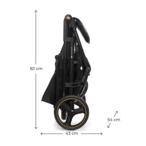 Poussette trig 3 avec tablette black Kinderkraft