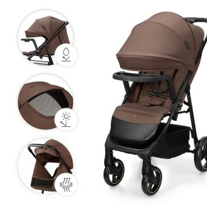 Poussette trig 3 avec tablette velvet mocca Kinderkraft