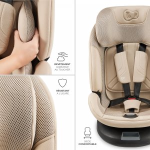 Siège auto xpedition3 i-size beige Kinderkraft