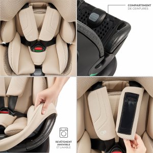 Siège auto xpedition3 i-size beige Kinderkraft