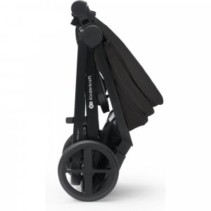 Poussette 4 en 1 newly noir + siège auto mink pro + base Kinderkraft