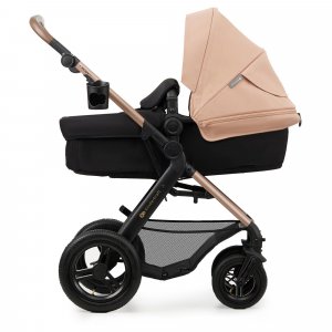 Poussette trio moov² air wheels avec base sand beige Kinderkraft