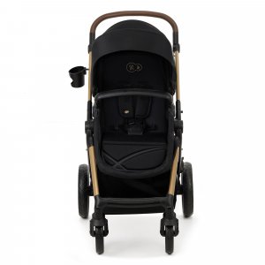 Poussette trio moov 2 eva wheels avec base pure black Kinderkraft
