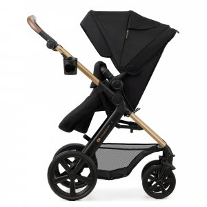 Poussette trio moov 2 eva wheels avec base pure black Kinderkraft