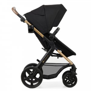 Poussette trio moov 2 eva wheels avec base pure black Kinderkraft