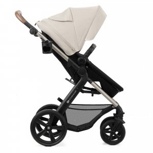 Poussette trio moov 2 eva wheels avec base moonlight grey Kinderkraft