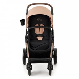 Poussette trio moov 2 eva wheels avec base sand beige Kinderkraft