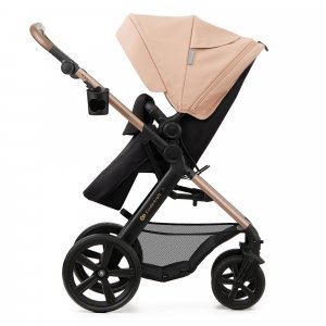 Poussette trio moov 2 eva wheels avec base sand beige Kinderkraft