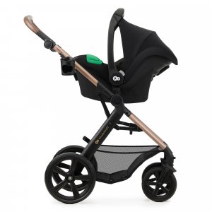 Poussette trio moov 2 eva wheels avec base sand beige Kinderkraft
