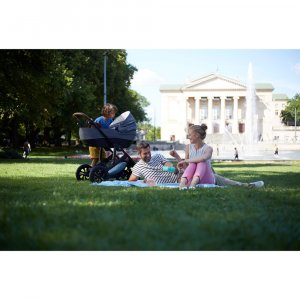 Poussette 3en1 prime 3 gris Kinderkraft