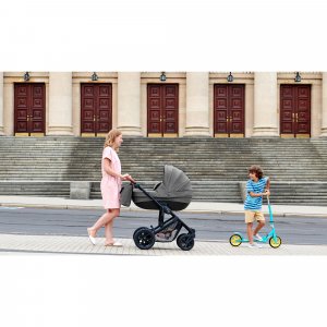 Poussette 3en1 prime 3 noir Kinderkraft