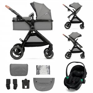 Poussette trio esme pro 3 en 1 gris Kinderkraft