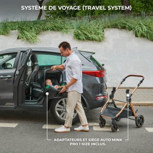 Poussette trio esme pro 3 en 1 gris Kinderkraft