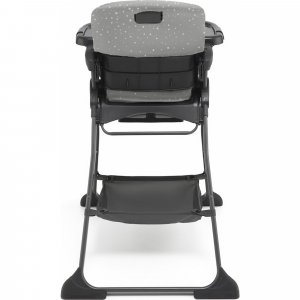 Chaise haute foldee gris Kinderkraft