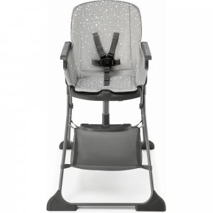 Chaise haute foldee gris Kinderkraft