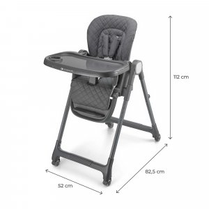 Chaise haute 3-en-1 tulo grey Kinderkraft
