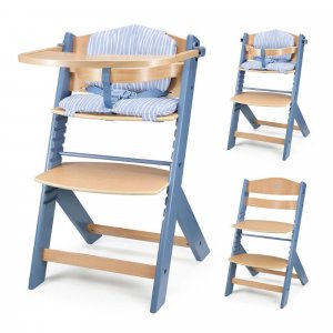 Chaise haute évolutive enock avec coussins nordic breeze Kinderkraft