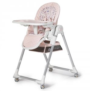 Chaise haute lastree - pink Kinderkraft