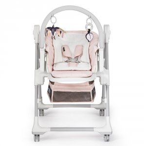 Chaise haute lastree - pink Kinderkraft