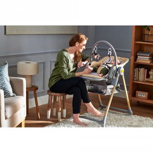 Chaise haute lastree - pink Kinderkraft