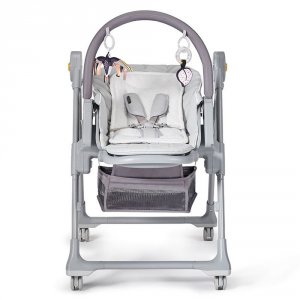 Chaise haute lastree - grey Kinderkraft