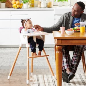 Chaise haute sienna grey Kinderkraft