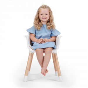 Chaise haute sienna grey Kinderkraft