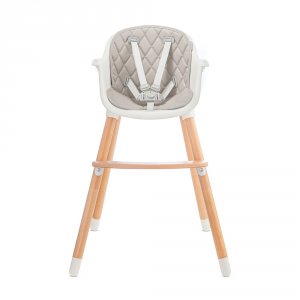Chaise haute sienna grey Kinderkraft