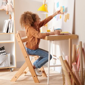 Chaise haute évolutive enock gris Kinderkraft