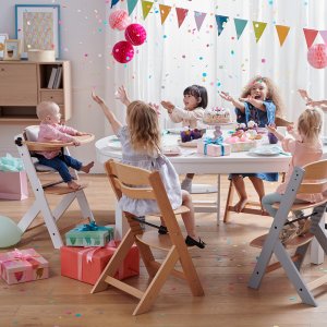 Chaise haute évolutive enock blanc Kinderkraft