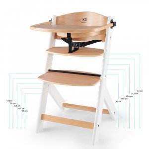 Chaise haute évolutive enock full black Kinderkraft