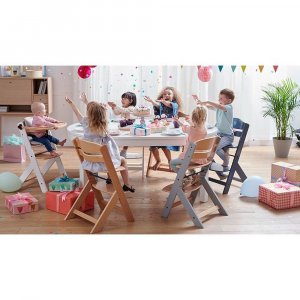 Chaise haute évolutive enock full black Kinderkraft