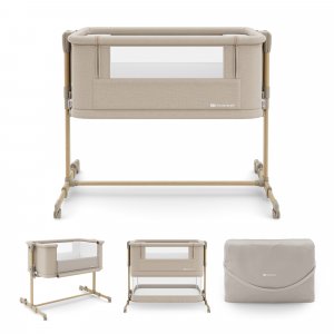 Lit cododo bébé nestee grow 2 beige wood Kinderkraft