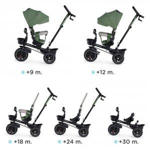 Tricycle spinstep 5 en 1 - green Kinderkraft
