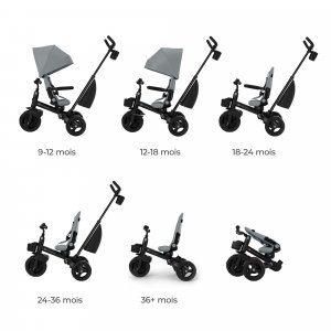Tricycle aveo 2 plus - grey Kinderkraft