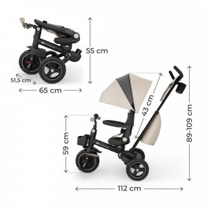 Tricycle spinstep 2 plus beige Kinderkraft