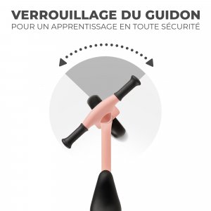 Draisienne tove pink Kinderkraft