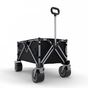 Chariot de transport pliable rollster noir Kinderkraft