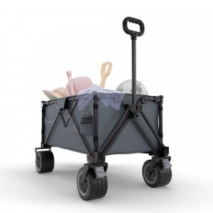Chariot de transport pliable rollster gris Kinderkraft