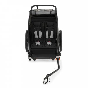 Remorque vélo enfant 2en1 nava walk gris Kinderkraft