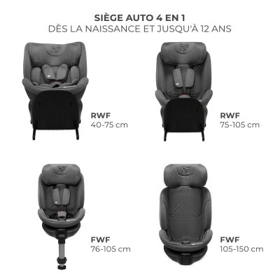 Siège auto xrider² i-size grey