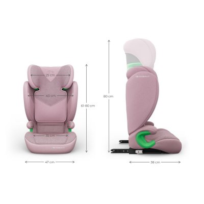 Siège auto junior fix 2 plus i-size - pink