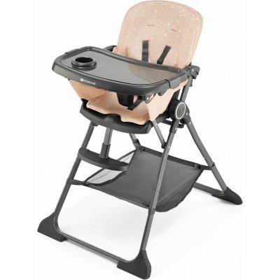 Chaise haute foldee rose