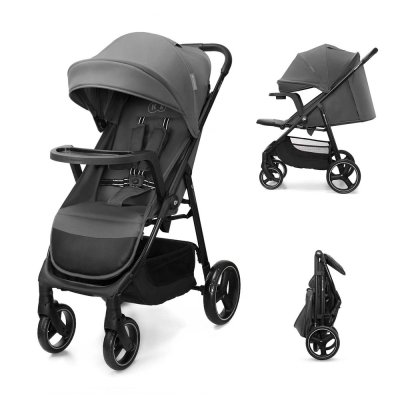 Poussette trig 3 avec tablette granite grey