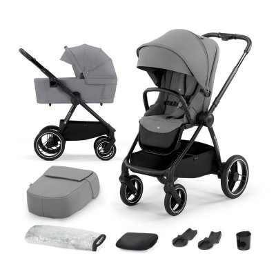 KINDERKRAFT KINDERKRAFT Pack poussette duo nea - platinium grey